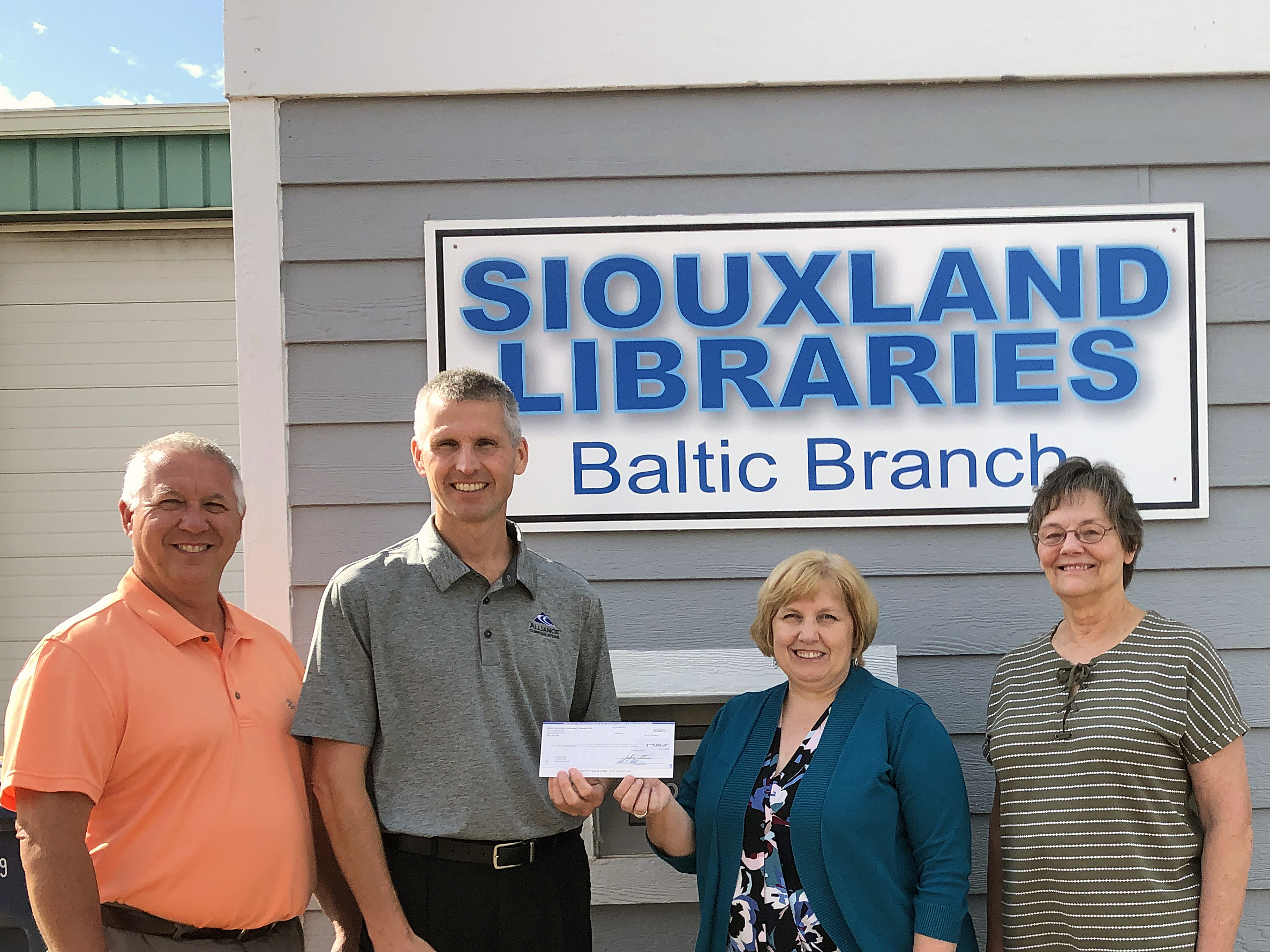 The Baltic library received a Keep the Change grant.