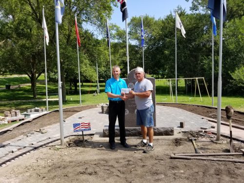 The Alcester VFW received a Keep the Change grant for memorial park upgrades. Due to these improvements, the park is more accessible for those with mobility concerns.